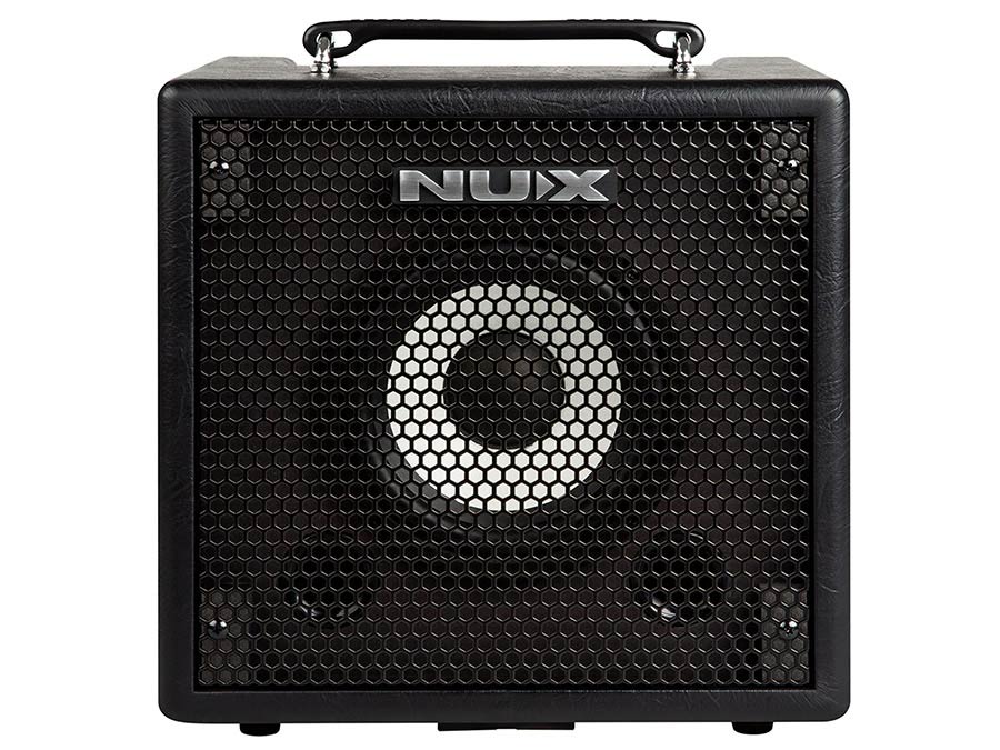 NUX: digitale basversterker, 50 watt, 6,5" speaker, modeling, drumcomputer + looper, BT, incl footswitch