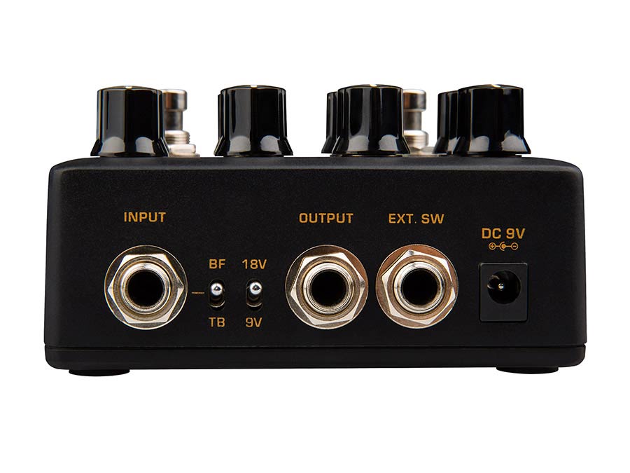 NUX: analoog dubbel-effectpedaal distortion FIREMAN