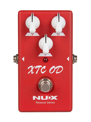 NUX: analoog effectpedaal, XTC OD, Reissue series "red channel" overdrive, true bypass