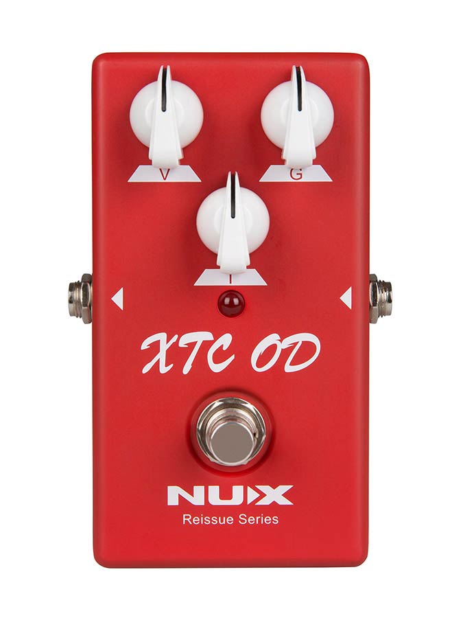 NUX: analoog effectpedaal, XTC OD, Reissue series "red channel" overdrive, true bypass