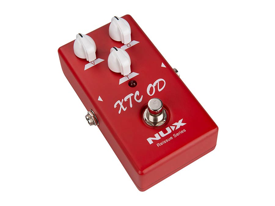 NUX: analoog effectpedaal, XTC OD, Reissue series "red channel" overdrive, true bypass