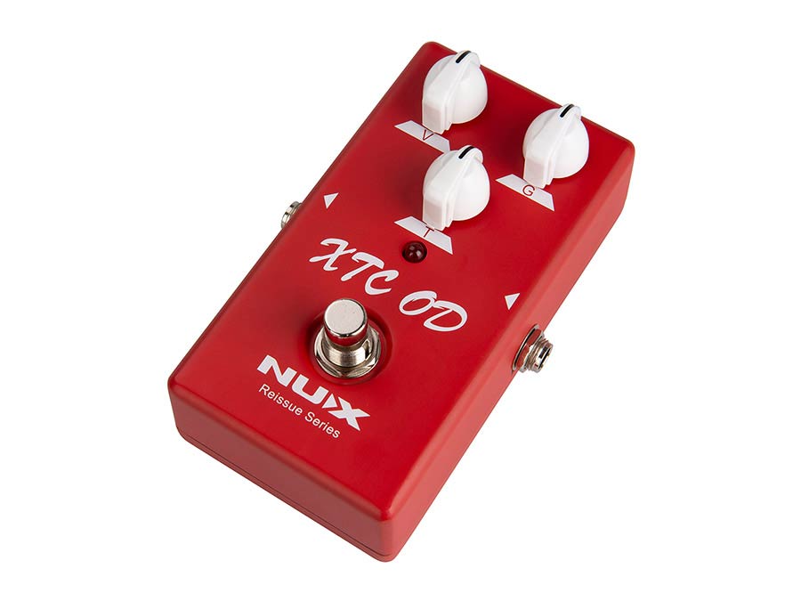 NUX: analoog effectpedaal, XTC OD, Reissue series "red channel" overdrive, true bypass