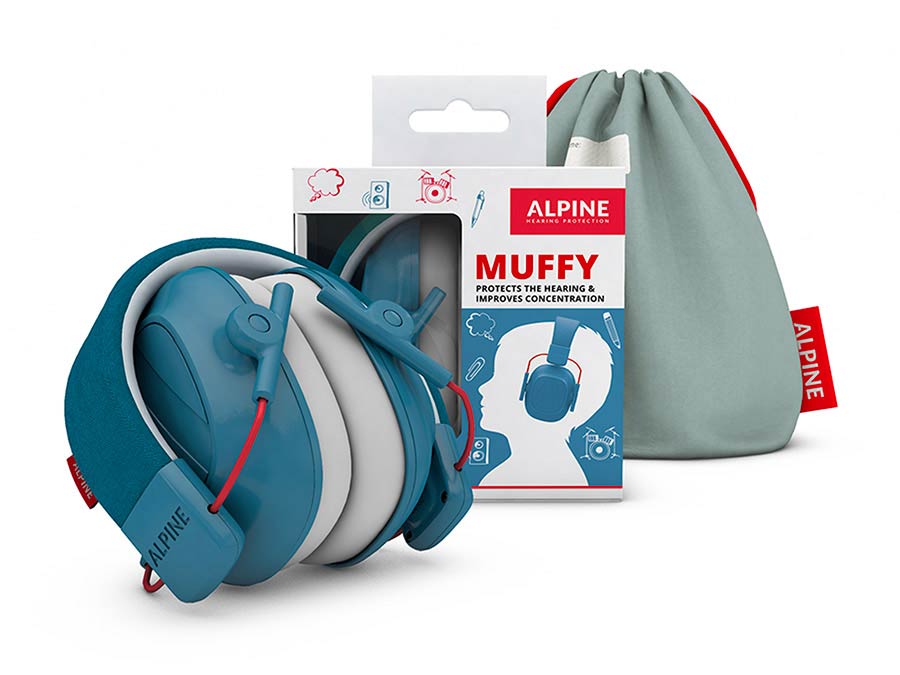 Alpine Hearing Protection ALP-MUFF/BU Muffy Kids oorkap blauw