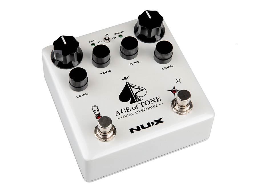 NUX: analoog dubbel-effectpedaal overdrive ACE OF TONE