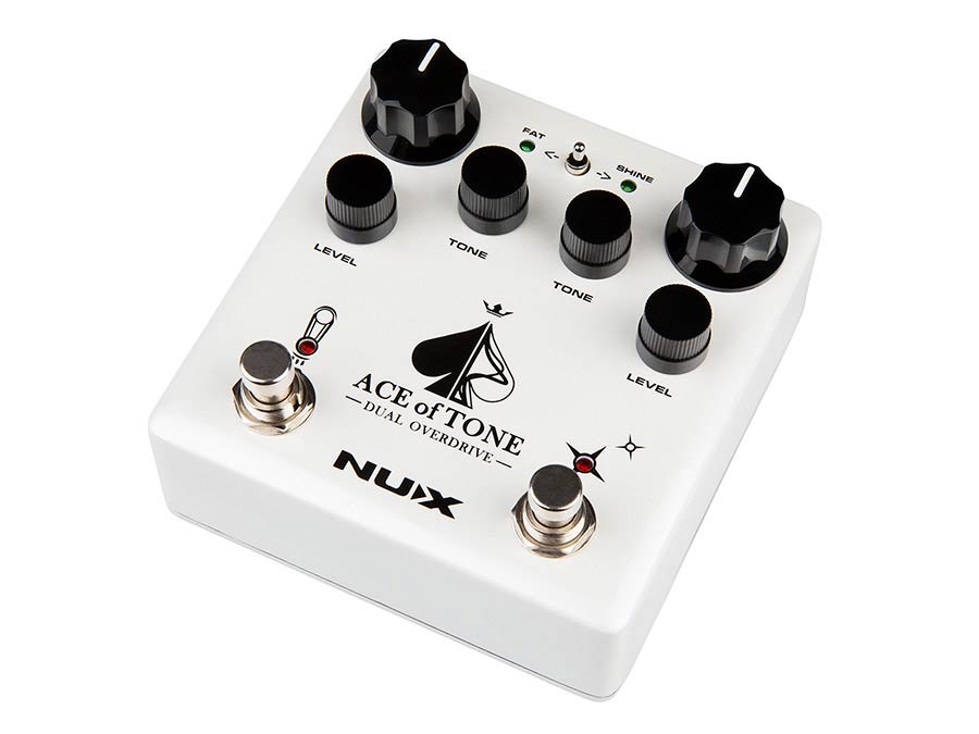 NUX: analoog dubbel-effectpedaal overdrive ACE OF TONE