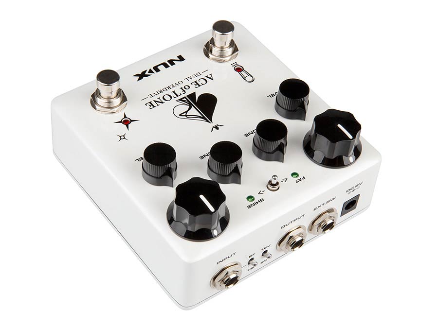 NUX: analoog dubbel-effectpedaal overdrive ACE OF TONE