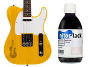 NitorLACK - N480050112 - dye yellow for electric and classical/flamenco guitar - 250ml bottle