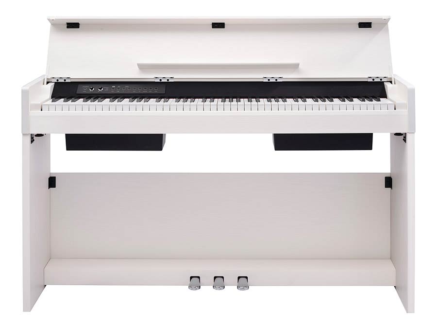 digital compact piano, 88 keys graded hammer action (GAC), 2 x 20 W, white satin