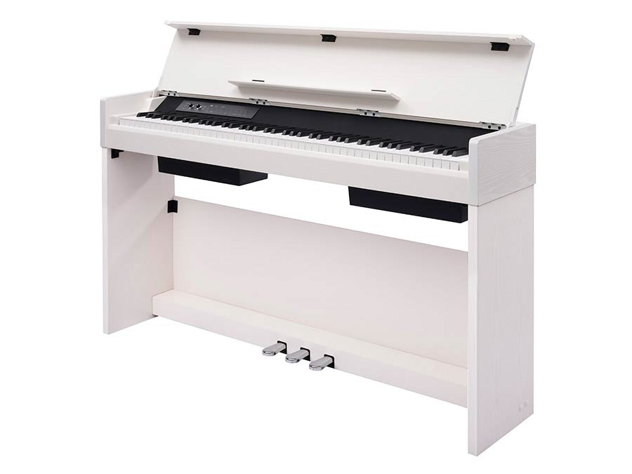 digital compact piano, 88 keys graded hammer action (GAC), 2 x 20 W, white satin
