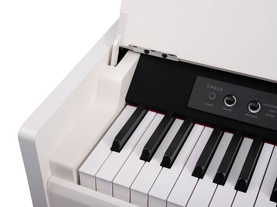 digital compact piano, 88 keys graded hammer action (GAC), 2 x 20 W, white satin