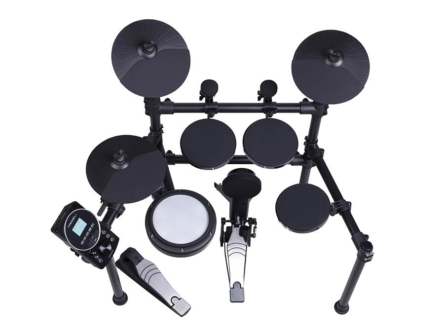 digital drum kit, dual zone mesh snare, 8S-7,5-7,5-7,5-6K, 10HH-10C-10R