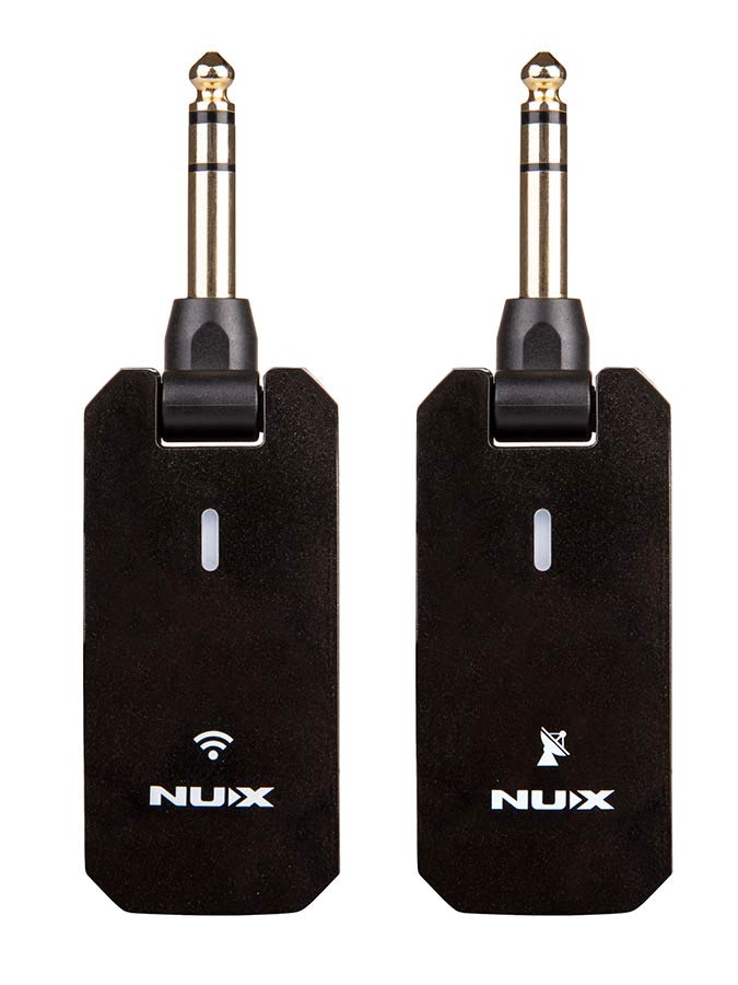 NUX: draadloos systeem voor gitaar en bas, zakformaat, jack plug zender en ontvanger, 5.8GHz band