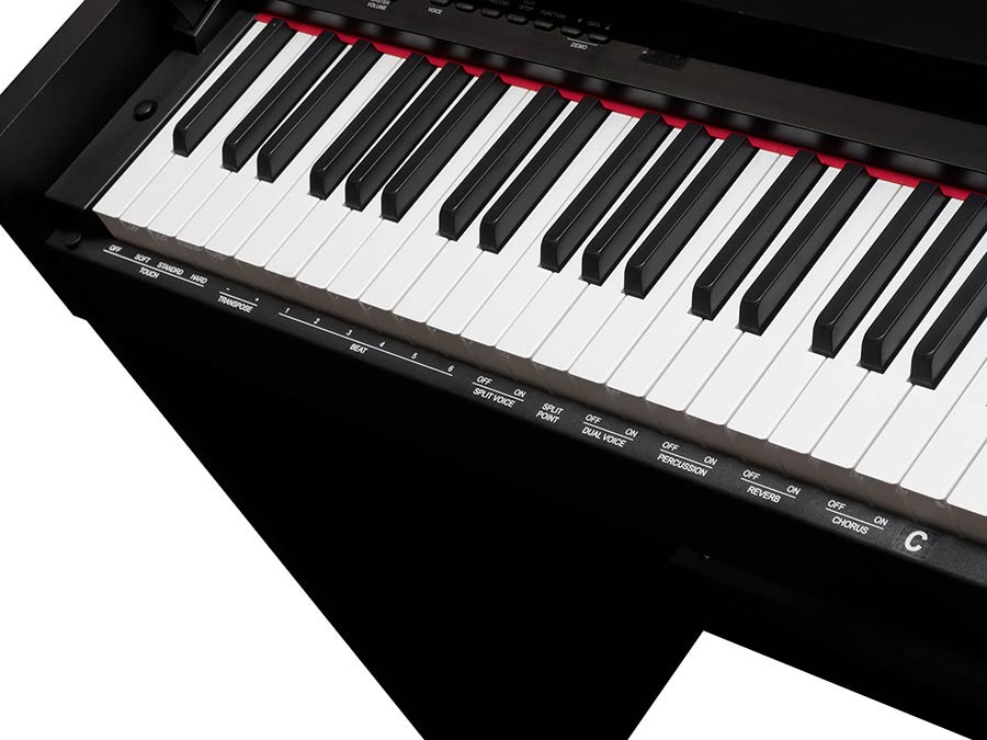 NUX: compact digital home piano, 88 keys graded hammer action, 2 x 10 watt, black