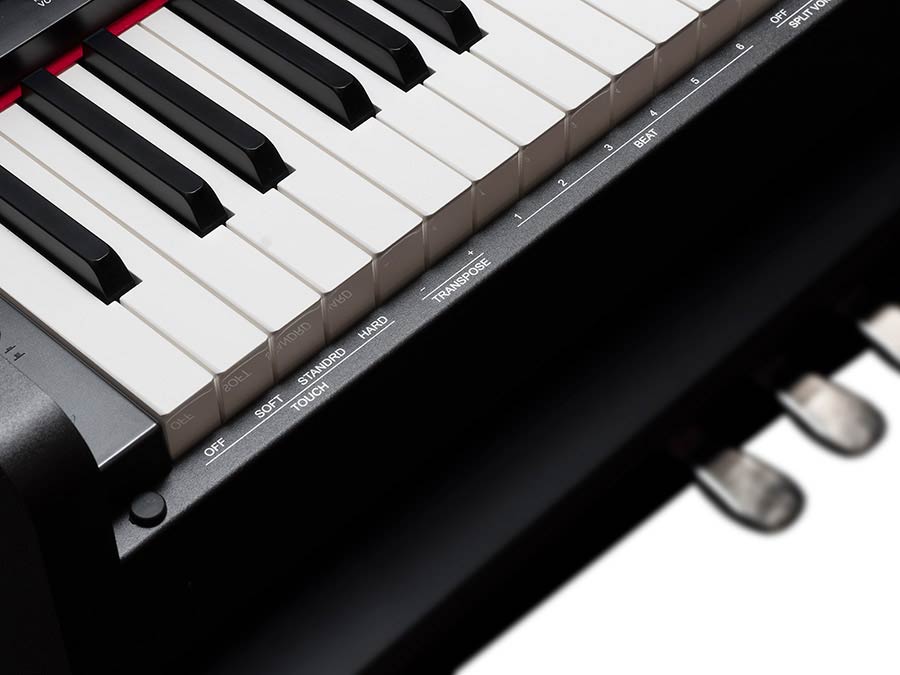 NUX: compact digital home piano, 88 keys graded hammer action, 2 x 10 watt, black