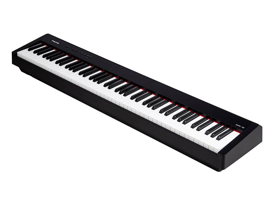 NUX: digitale stage piano, 88 toetsen met graded hammer action, 2x 10 watt, zwart