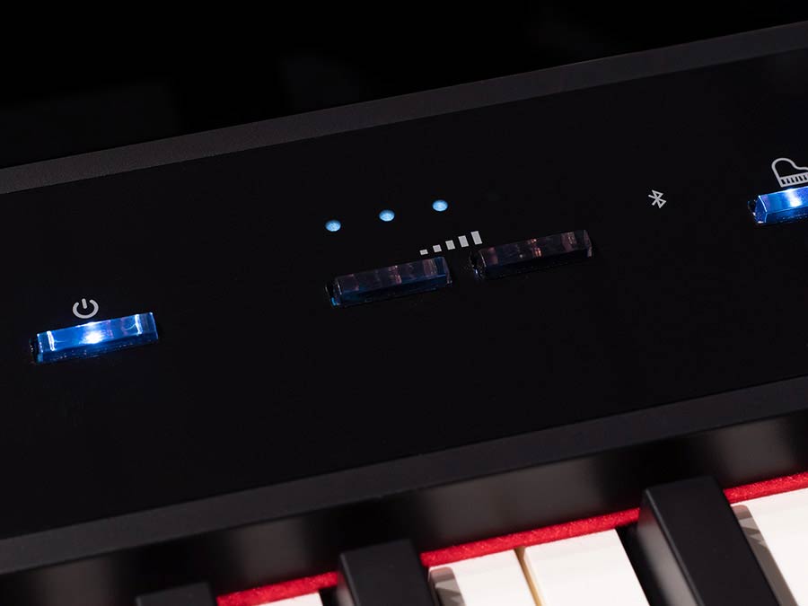 NUX: digitale stage piano, 88 toetsen met graded hammer action, 2x 10 watt, zwart
