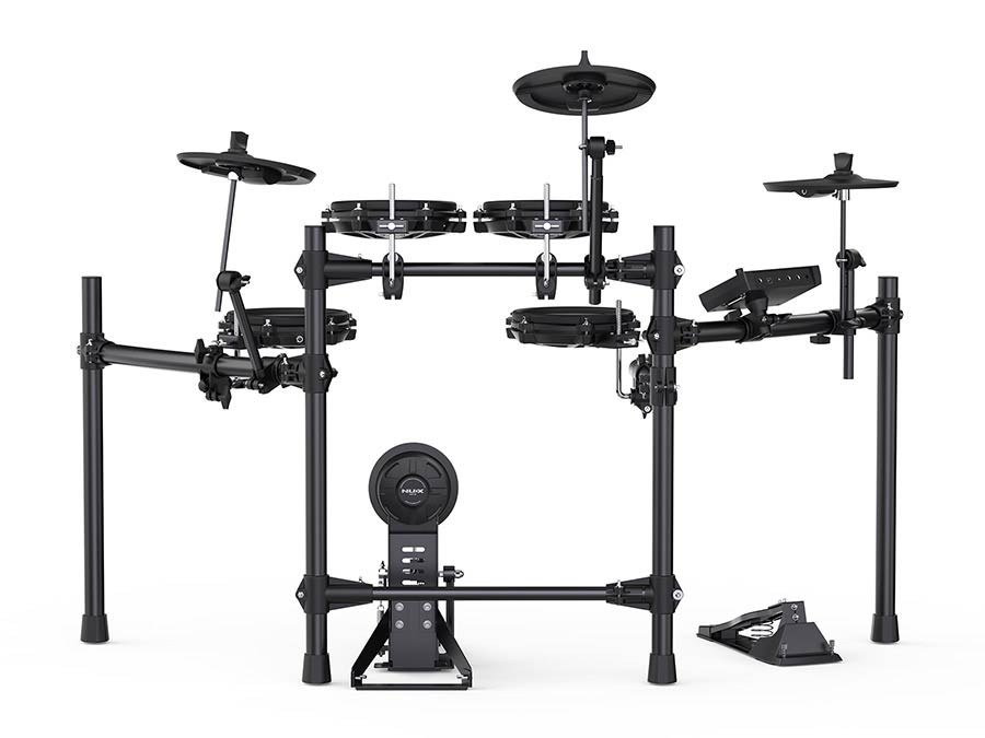 NUX: digitaal drumstel, 8 delig, mesh drumvellen, uitgebreide module, Bluetooth