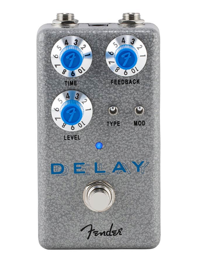 Fender hammertone delay effectpedaal voor gitaar en bas