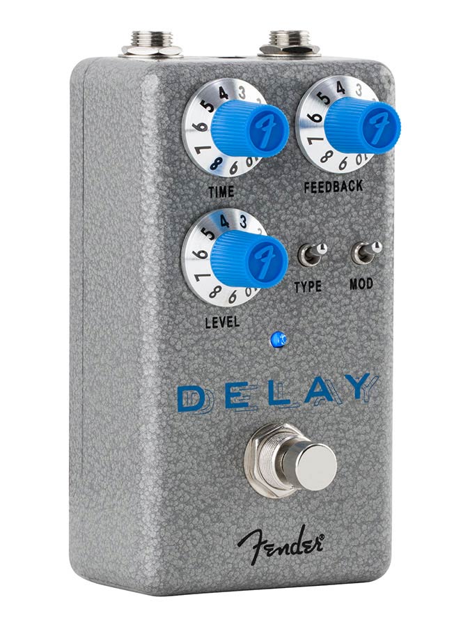 Fender hammertone delay effectpedaal voor gitaar en bas