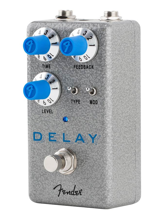 Fender hammertone delay effectpedaal voor gitaar en bas