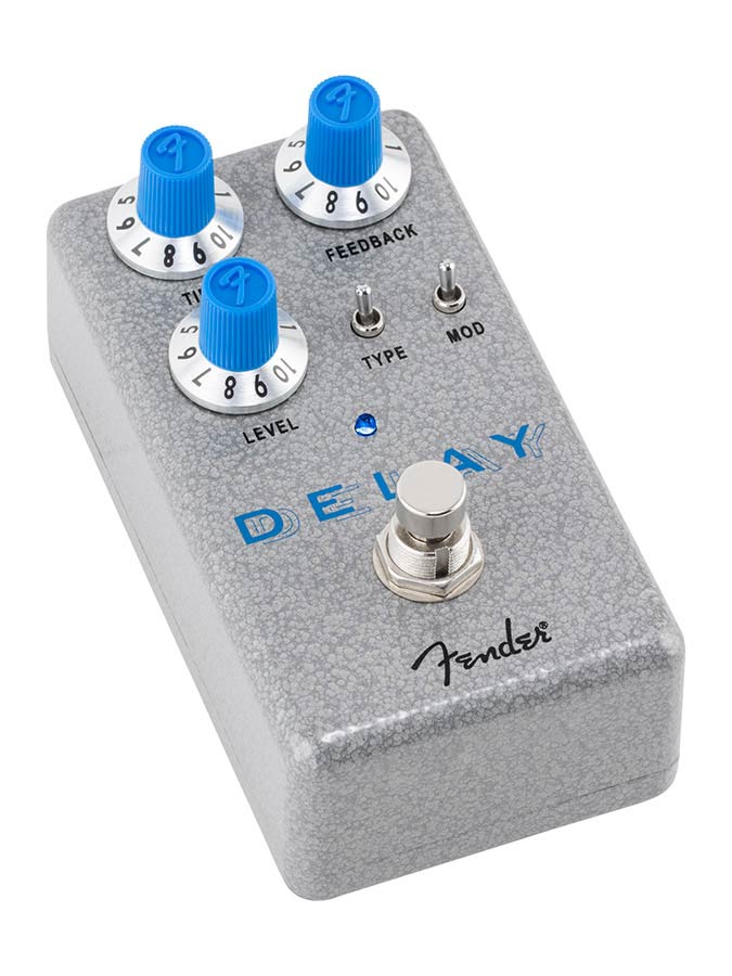 Fender hammertone delay effectpedaal voor gitaar en bas