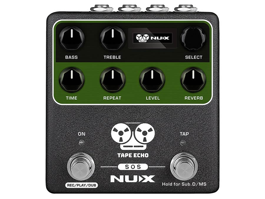 NUX: effectpedaal delay met tap tempo en spring reverb TAPE ECHO