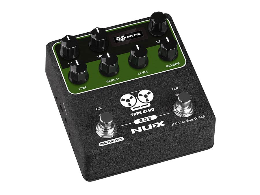 NUX: effectpedaal delay met tap tempo en spring reverb TAPE ECHO