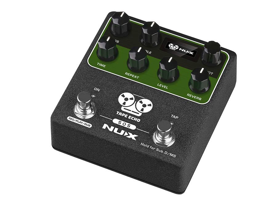 NUX: effectpedaal delay met tap tempo en spring reverb TAPE ECHO