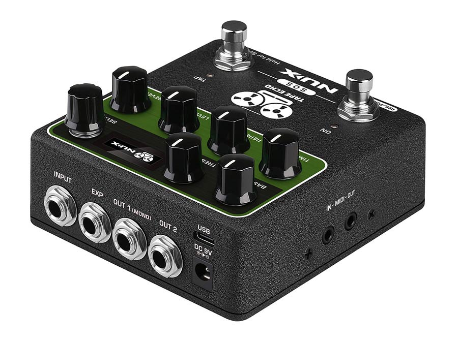 NUX: effectpedaal delay met tap tempo en spring reverb TAPE ECHO