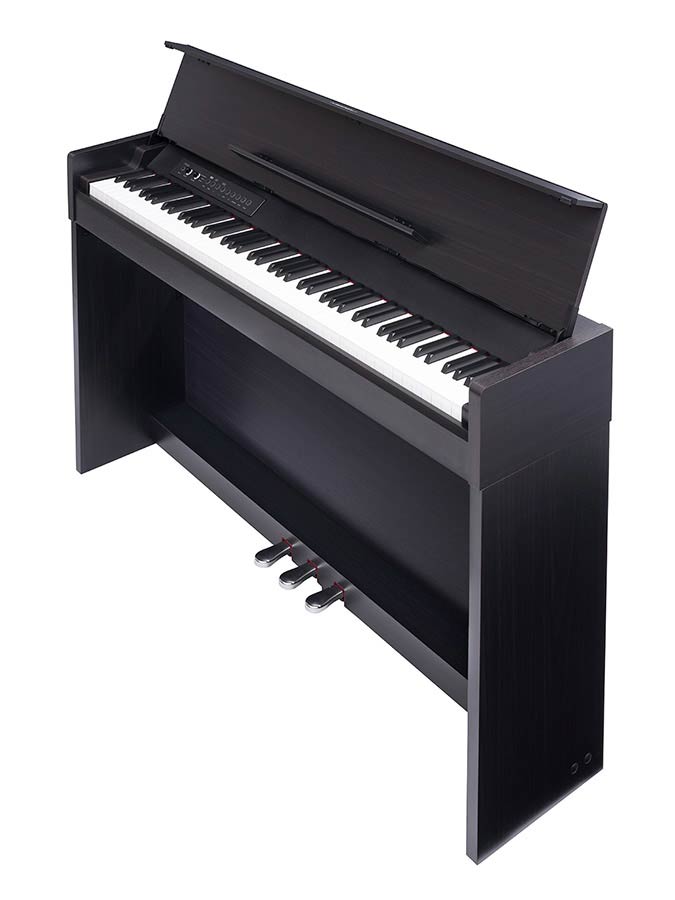 digital compact piano, 88 keys graded hammer action (GAC), 2 x 20 W, black satin
