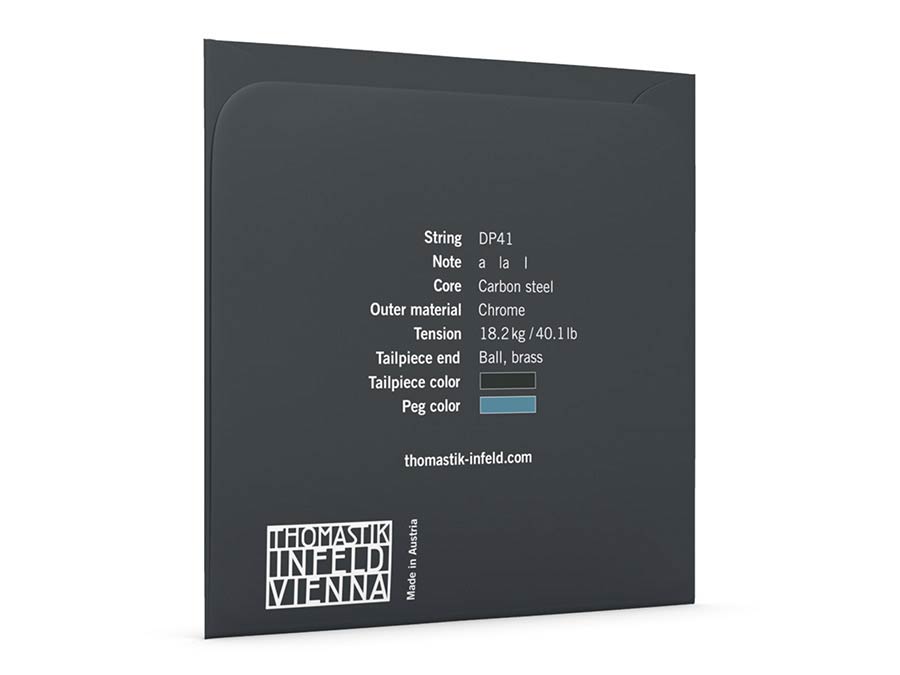 Thomastik-Infeld THDP-41 cellosnaar A-1 4/4 medium, carbon steel, chroom afbeelding 2
