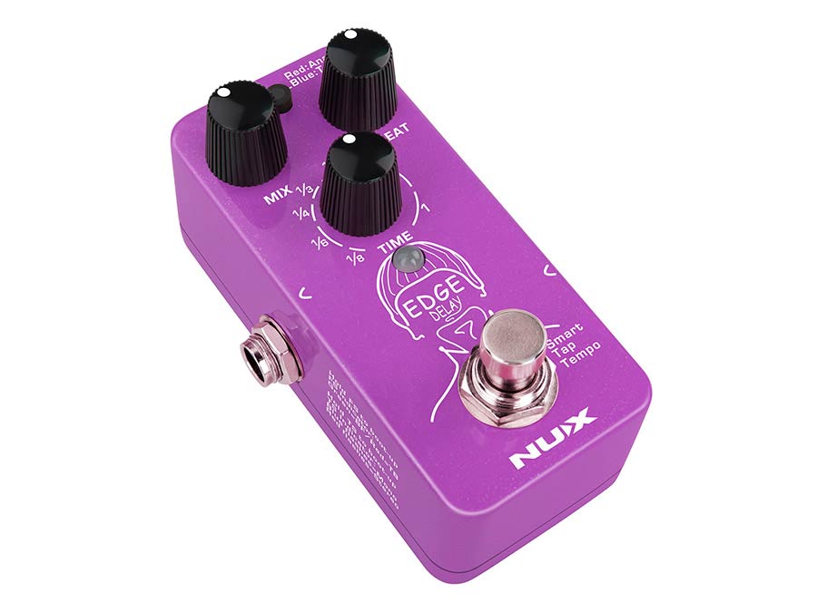 NUX NDD-3 Edge Delay effectpedaal met 3 delaytypen en Smart Tap Tempo