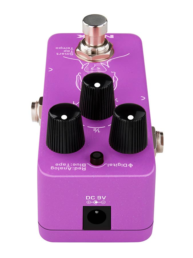 NUX NDD-3 Edge Delay effectpedaal met 3 delaytypen en Smart Tap Tempo