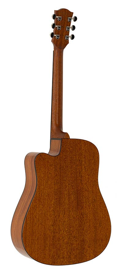 Richwood D-240-C All Solid Master Series custom shop dreadnought, glanzend sparren en mahonie, cutaway
