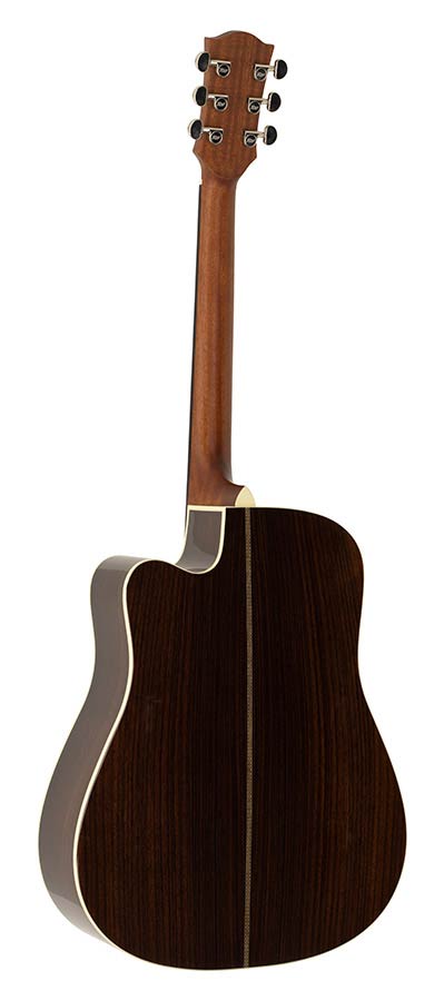Richwood D-265-CVA All Solid Master Series custom shop dreadnought, sparren en palissander, cutaway, vintage aged afgewerkt