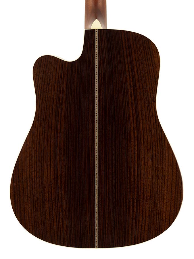Richwood D-265-CVA All Solid Master Series custom shop dreadnought, sparren en palissander, cutaway, vintage aged afgewerkt