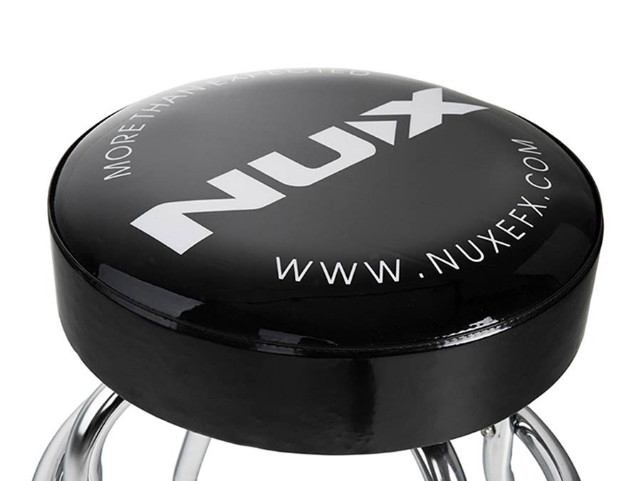 NUX Bar Stool 24 inch Muzikantenkruk met NUX-logo
