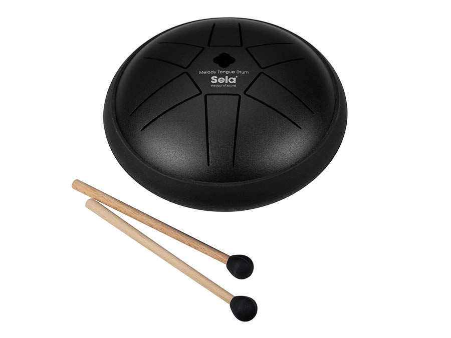 Sela Tongue Drum 5.5", 6 Tongues, C Major Pentatonic, zwart