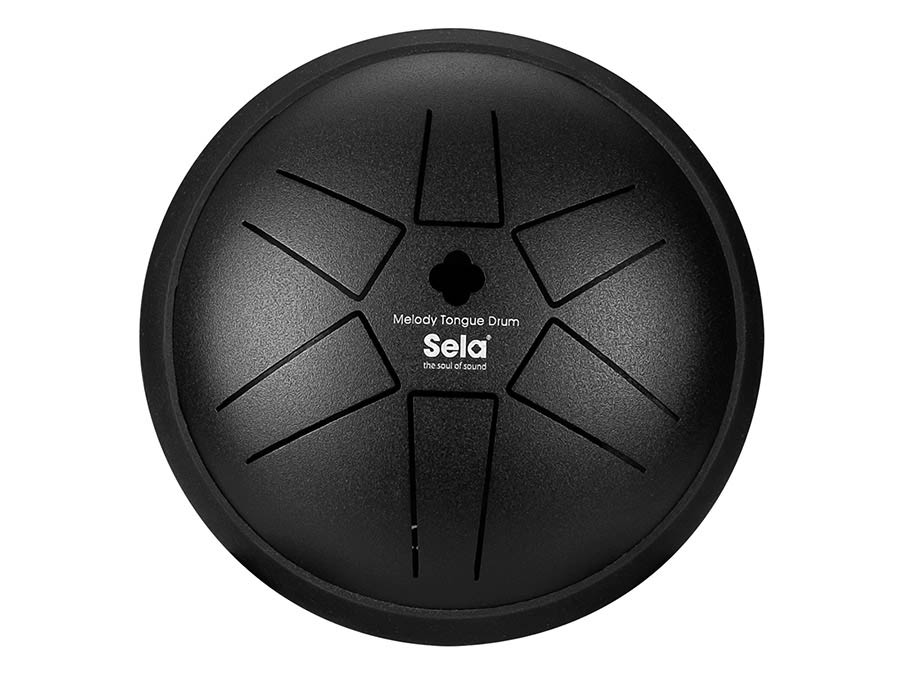 Sela Tongue Drum 5.5", 6 Tongues, C Major Pentatonic, zwart