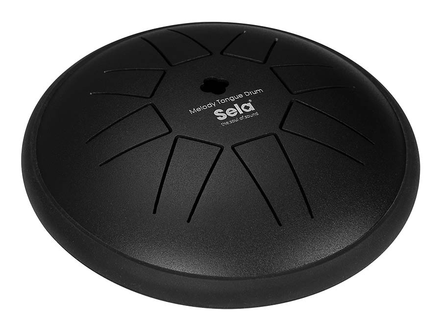Sela Tongue Drum 6", 8 Tongues, C Major, zwart