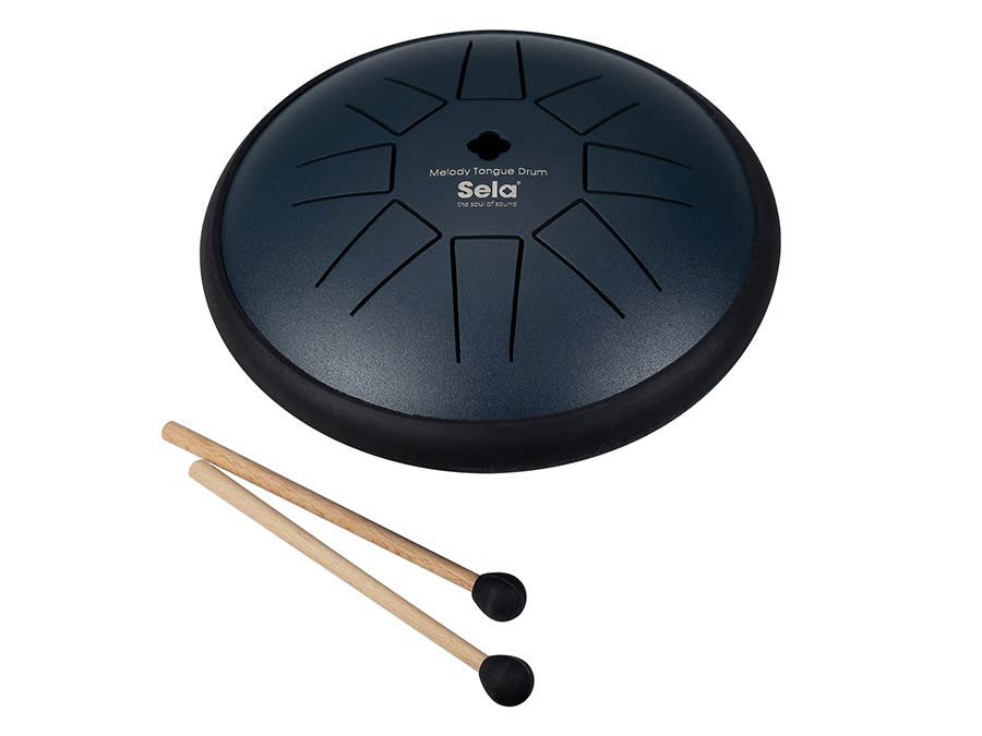 Sela Tongue Drum 6", 8 Tongues, D Major, Navy blauw