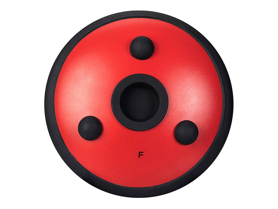 Sela Tongue Drum 6", 8 Tongues, F Minor, rood