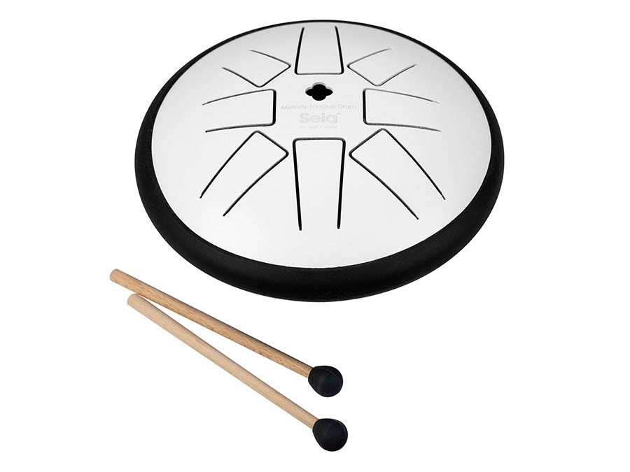 Sela Tongue Drum 6", 8 Tongues, G Minor, wit