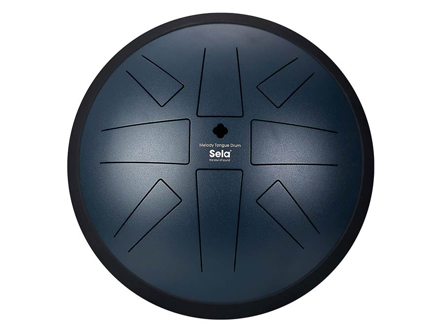 Sela Tongue Drum 10", 8 Tongues, D Akebono, Navy blauw