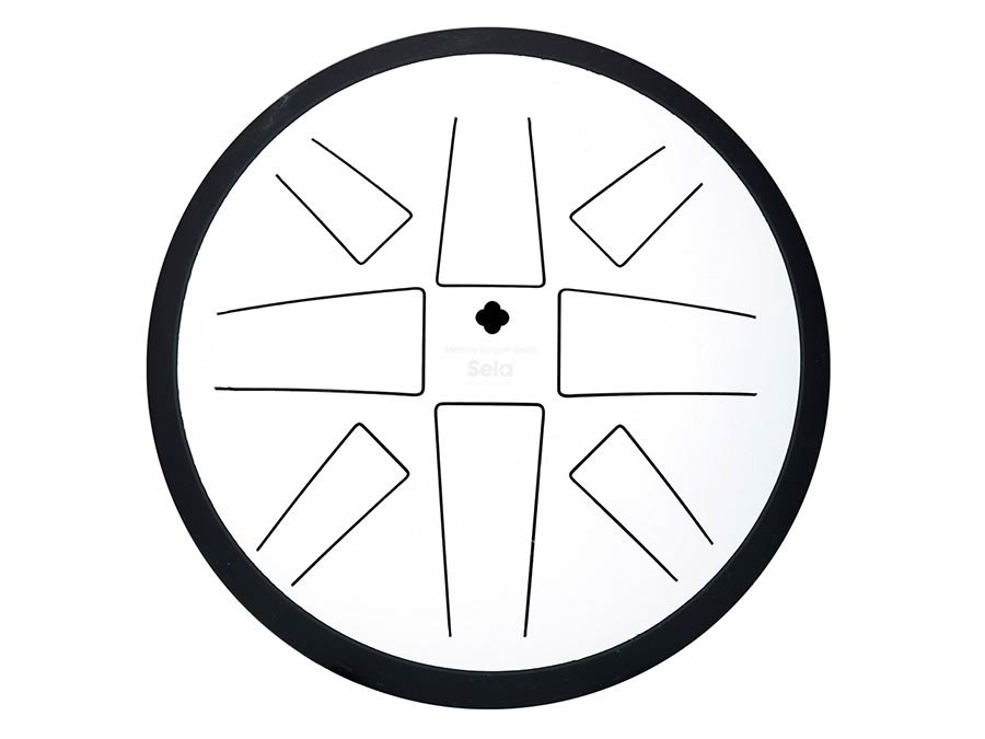 Sela Tongue Drum 10", 8 Tongues, C Major, wit