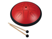Sela Tongue Drum 10", 8 Tongues, C Pygmy, rood