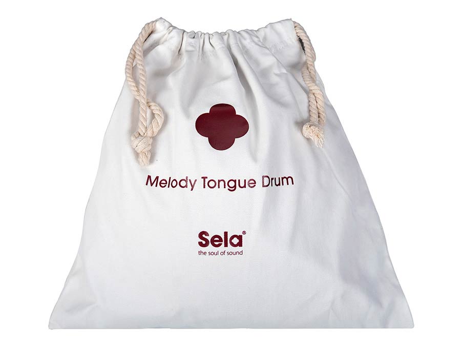 Sela Tongue Drum 10", 8 Tongues, C Pygmy, rood