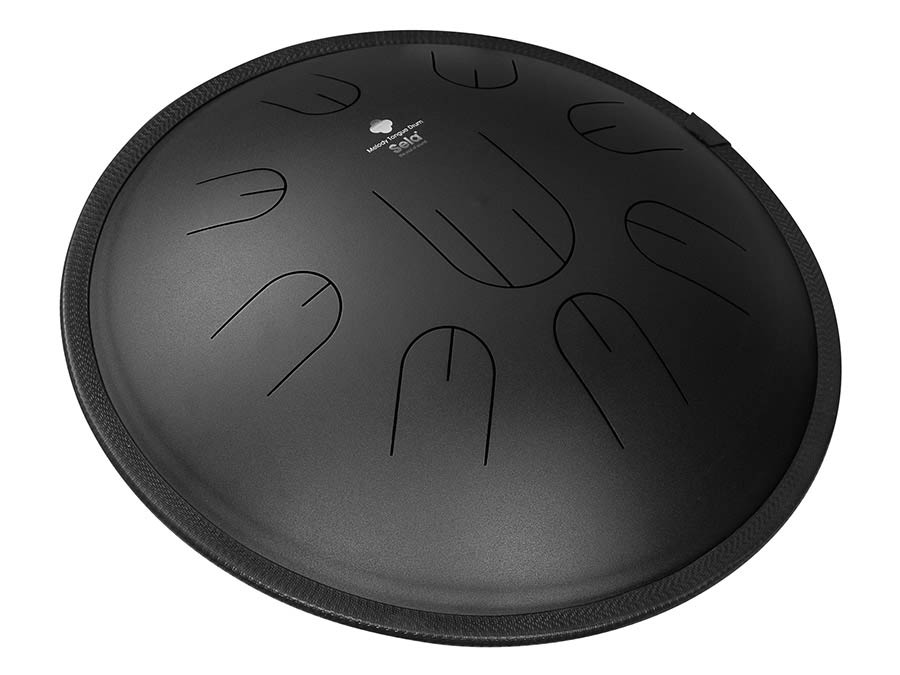 Sela Tongue Drum 14", 9 Tongues, D Kurd, zwart