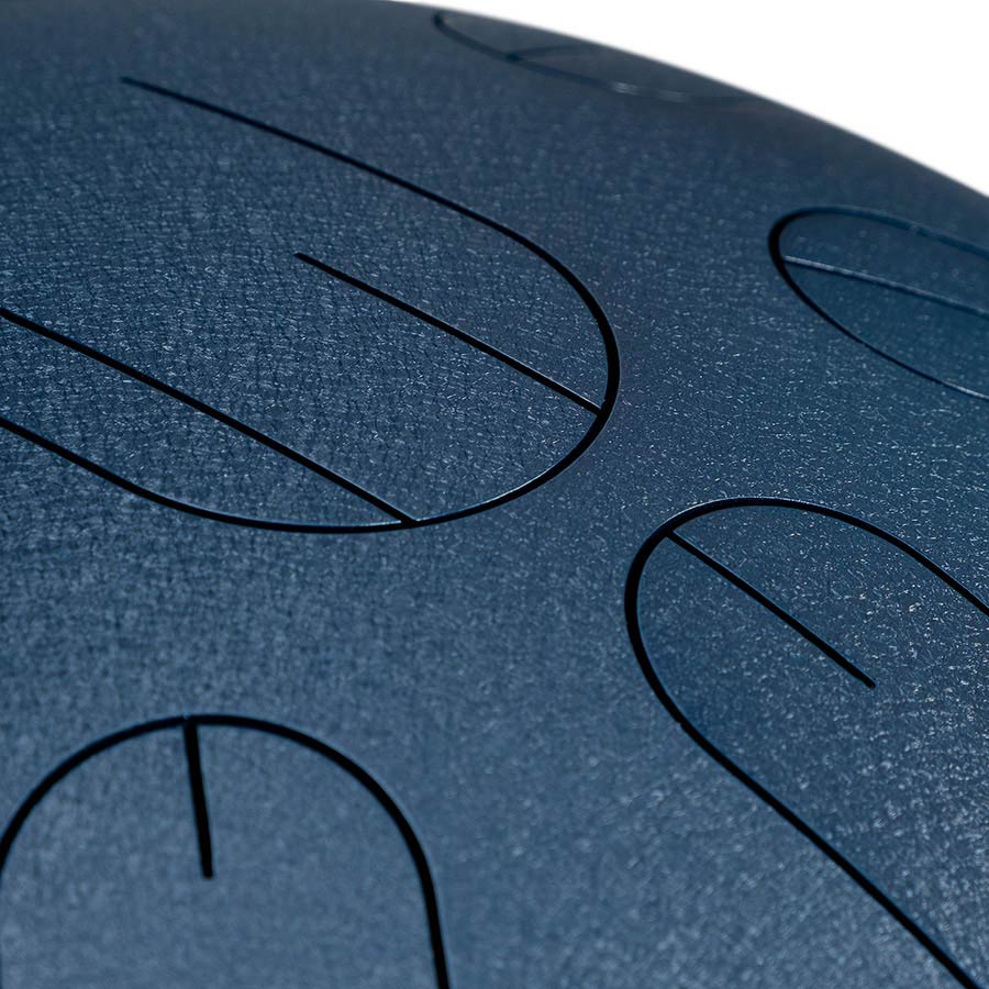 Sela Tongue Drum 14", 9 Tongues, D Amara, Navy blauw