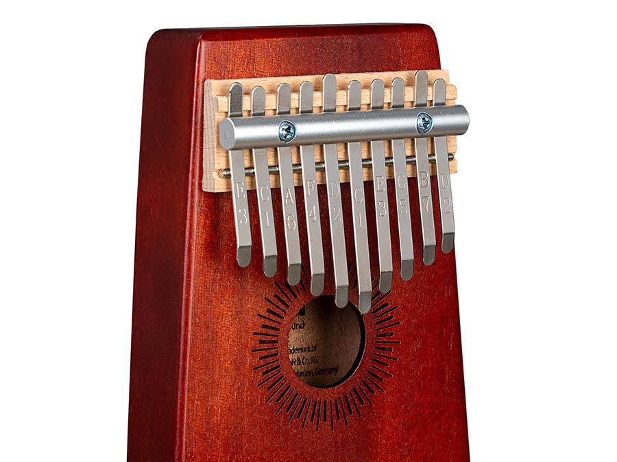 Sela Kalimba Mahogany 10" rood